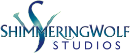 Shimmering Wolf Studios Logo